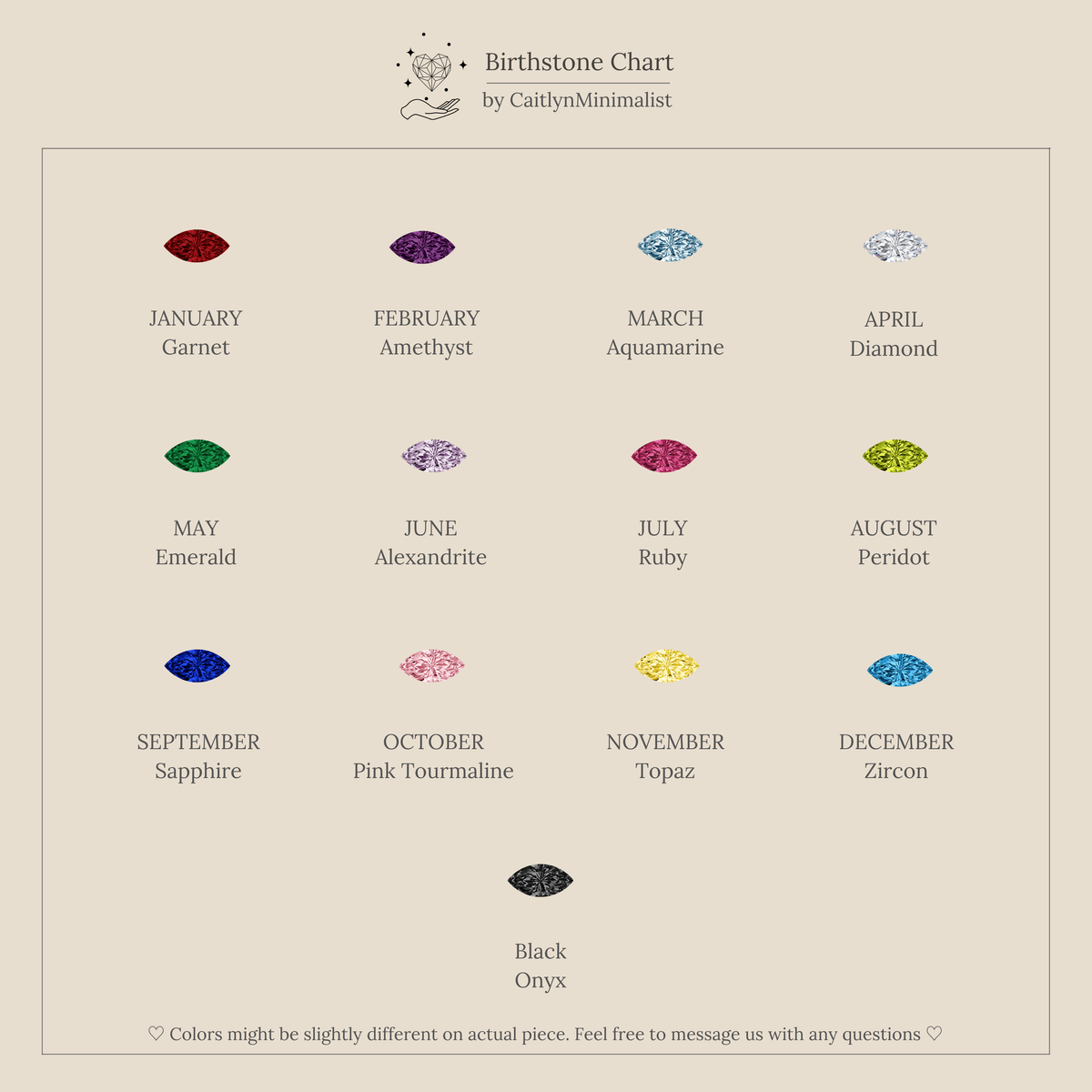 Toi et Moi Infinity Birthstone Ring