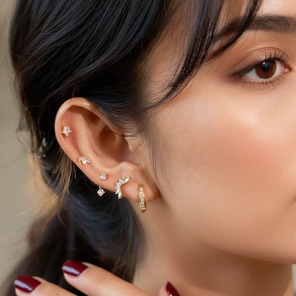 [ElanLuxe]Essential Diamond Earrings Bundle