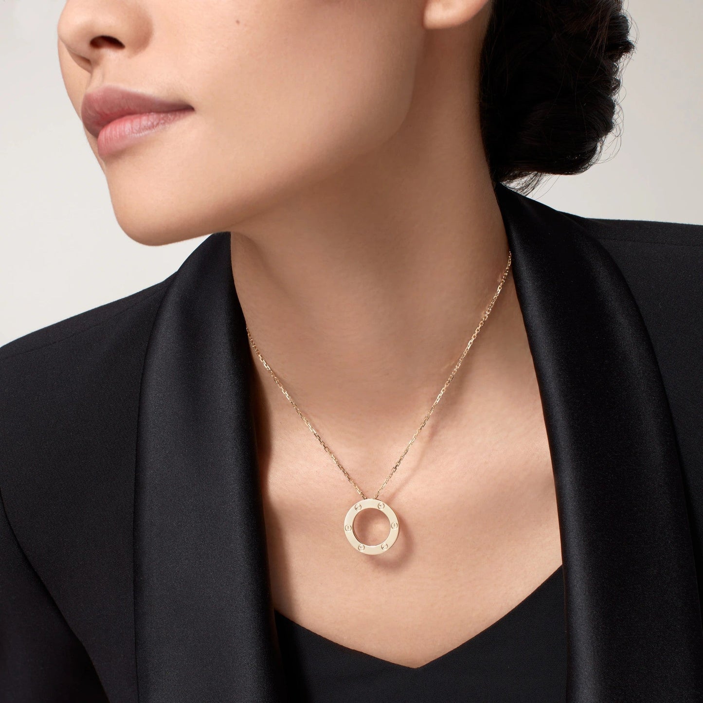 [ElanLuxe Jewelry]LOVE NECKLACE 16MM