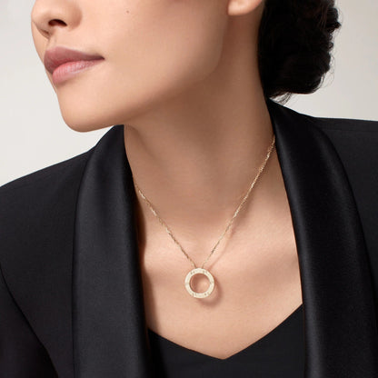 [ElanLuxe Jewelry]LOVE NECKLACE 16MM