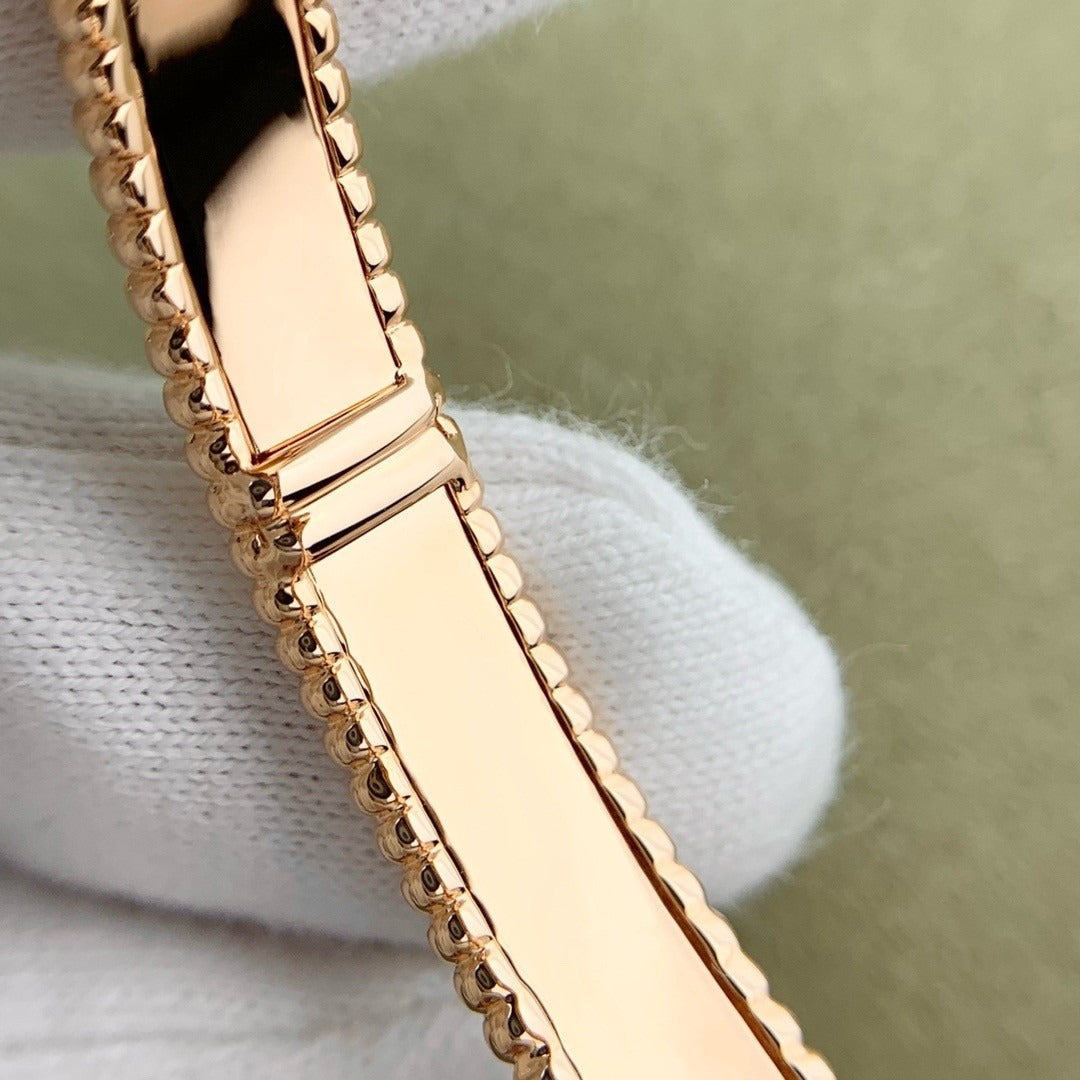 [ElanLuxe Jewelry]CLOVER PERLEE BRACELET SIGNATURE ENGRAVING SERIES