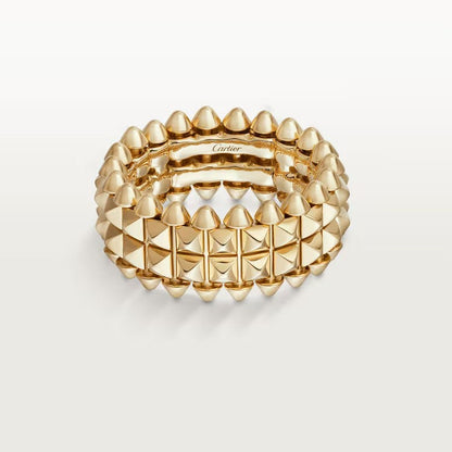 [ElanLuxe Jewelry]CLASH 9.2MM DOUBLE ROW RING