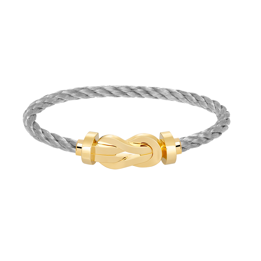 [ElanLuxe Jewelry]CHANCE LARGE 8 FIGURE BUCKLE NO DIAMOND BRACELET GOLD