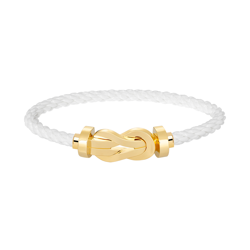 [ElanLuxe Jewelry]CHANCE LARGE 8 FIGURE BUCKLE NO DIAMOND BRACELET GOLD