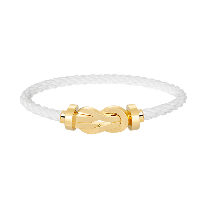[ElanLuxe Jewelry]CHANCE LARGE 8 FIGURE BUCKLE NO DIAMOND BRACELET GOLD