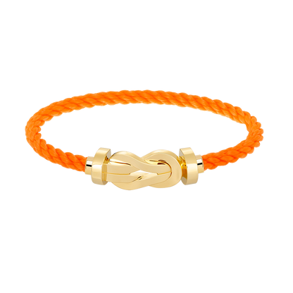 [ElanLuxe Jewelry]CHANCE LARGE 8 FIGURE BUCKLE NO DIAMOND BRACELET GOLD