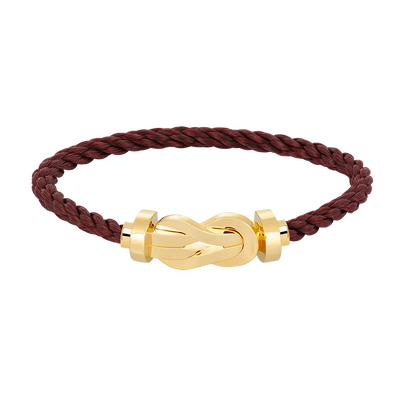 [ElanLuxe Jewelry]CHANCE LARGE 8 FIGURE BUCKLE NO DIAMOND BRACELET GOLD