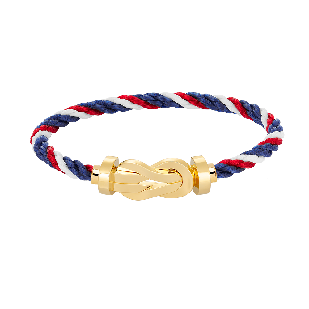 [ElanLuxe Jewelry]CHANCE LARGE 8 FIGURE BUCKLE NO DIAMOND BRACELET GOLD