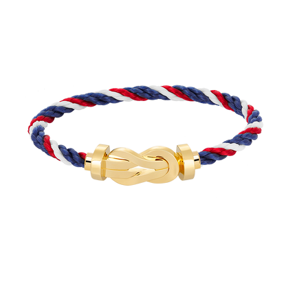[ElanLuxe Jewelry]CHANCE LARGE 8 FIGURE BUCKLE NO DIAMOND BRACELET GOLD