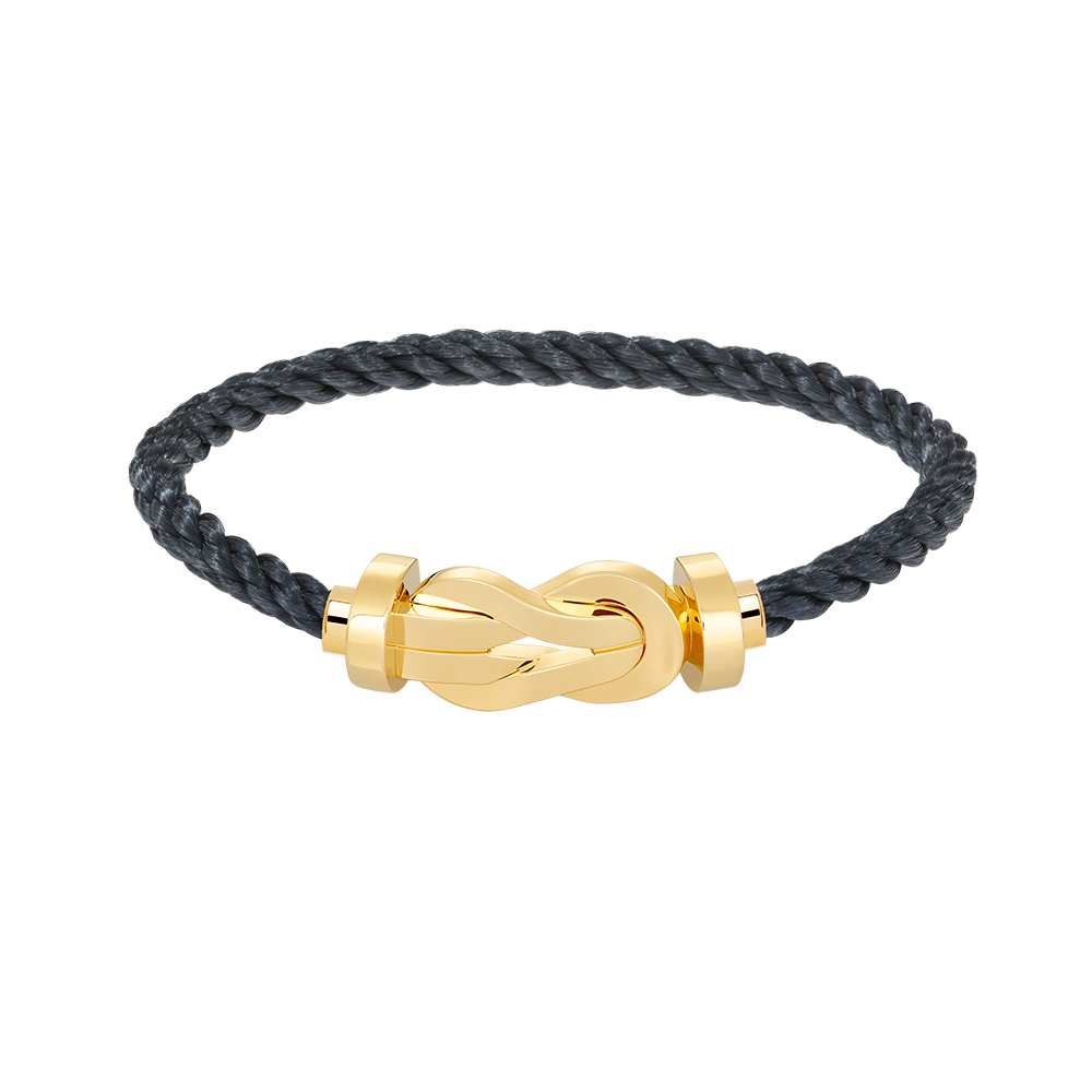 [ElanLuxe Jewelry]CHANCE LARGE 8 FIGURE BUCKLE NO DIAMOND BRACELET GOLD