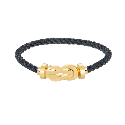 [ElanLuxe Jewelry]CHANCE LARGE 8 FIGURE BUCKLE NO DIAMOND BRACELET GOLD