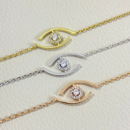[ElanLuxe Jewelry]Lucky Eye Pave-Set Diamond Bracelet