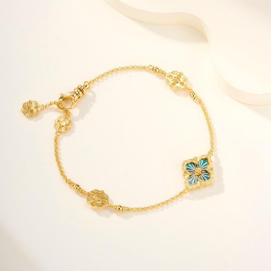 [ElanLuxe Jewelry JEWELRY] OPERA TULLE ENAMEL BRACELET