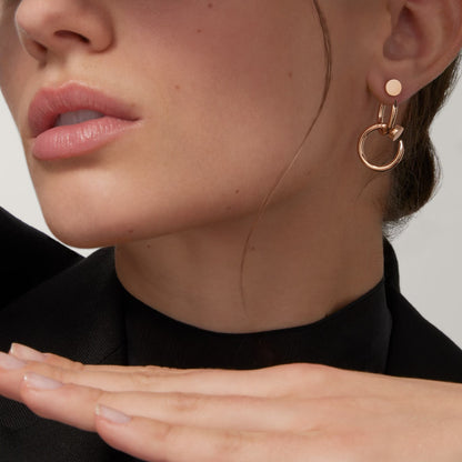[ElanLuxe Jewelry]JUSTE NO DIAMOND DOUBLE EARRINGS