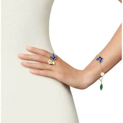[ElanLuxe Jewerly]LUCKY SPRING BUTTERFLY 5 MOTIF BRACELET
