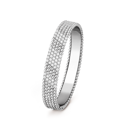 [ElanLuxe Jewelry]  FIVE-ROW DIAMOND BRACELET