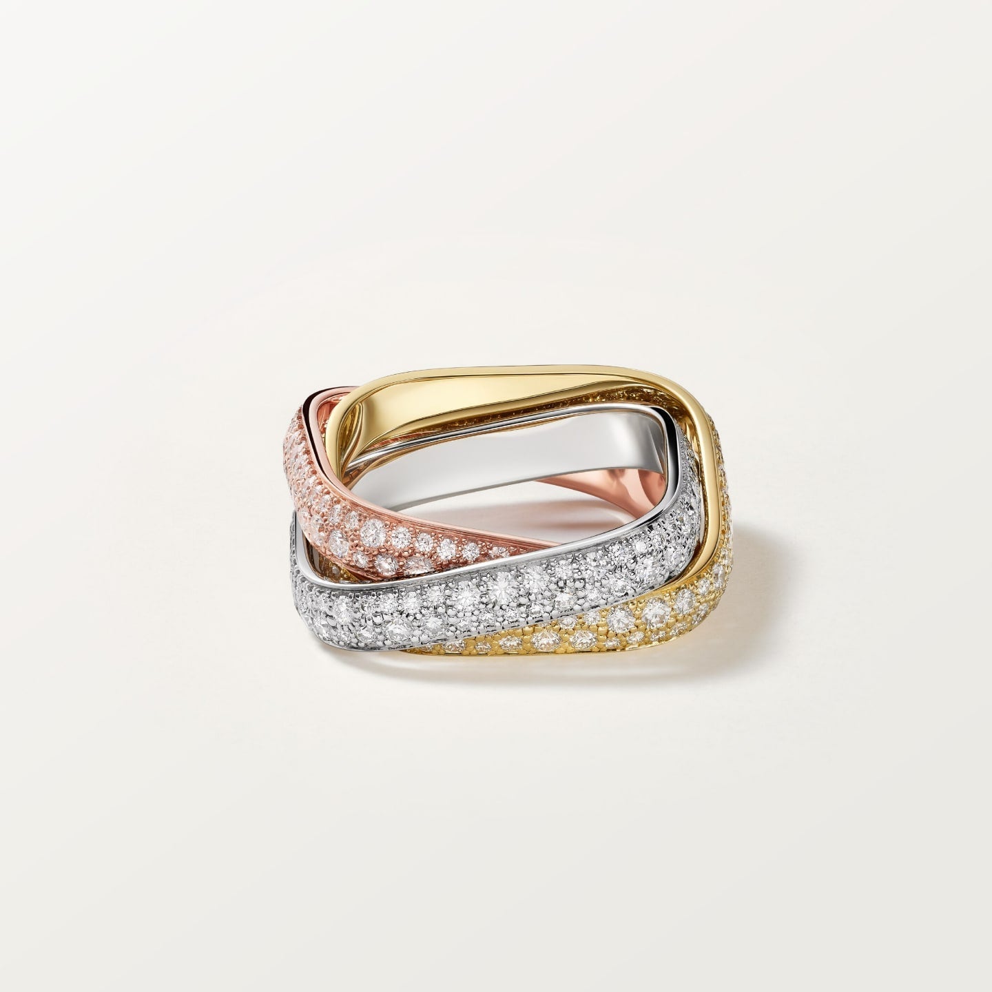 [ElanLuxe Jewelry]TRINITY 3.5MM CUSHION RING COLLECTION