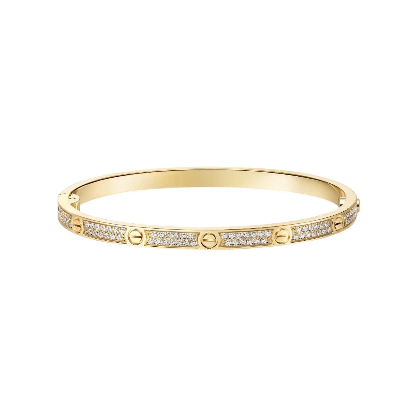 [ElanLuxe Jewelry]LOVE BRACELET 3.65MM DIAMOND-PAVED