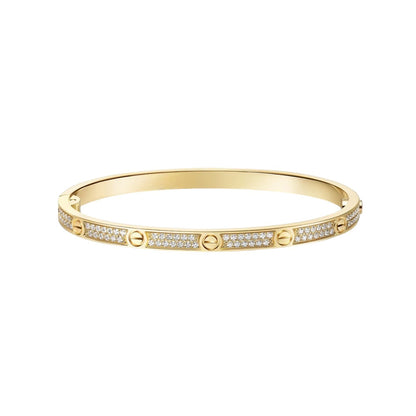 [ElanLuxe Jewelry]LOVE BRACELET 3.65MM DIAMOND-PAVED