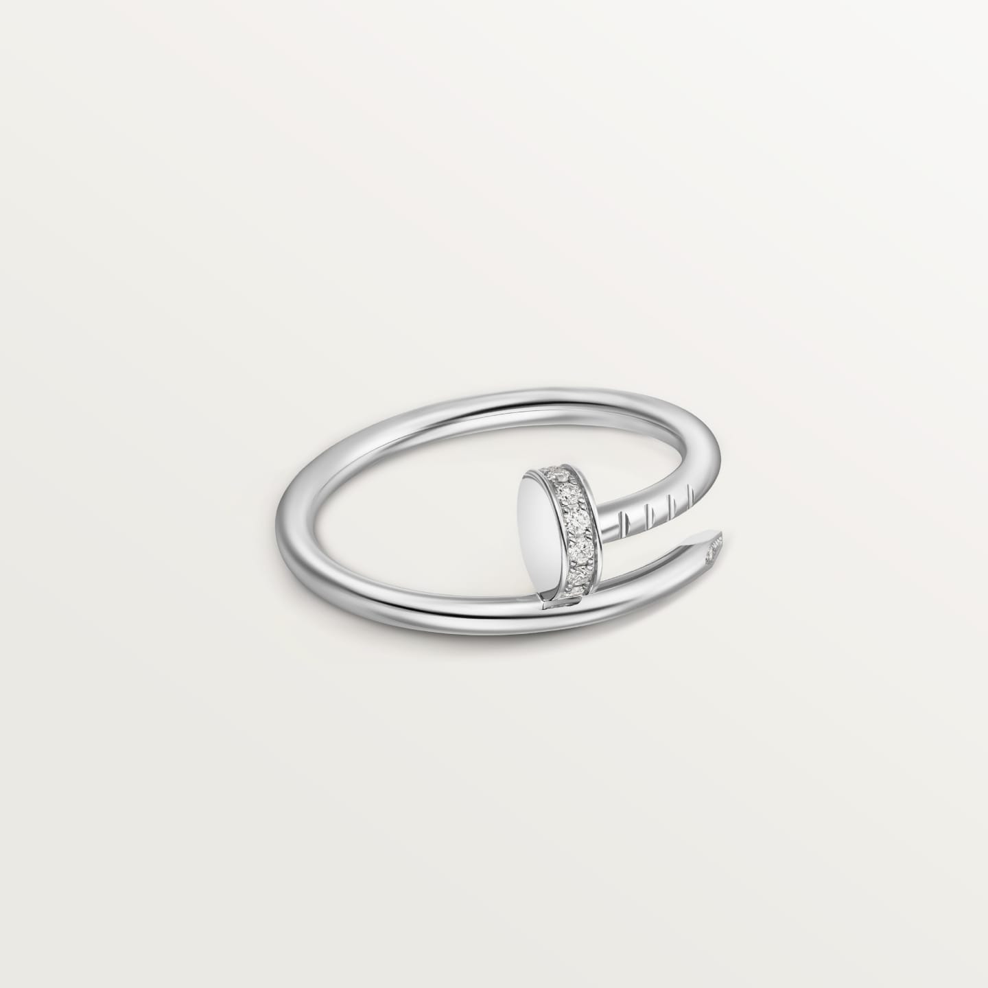 [ElanLuxe Jewelry]JUSTE 1.8MM HALF DIAMOND RING