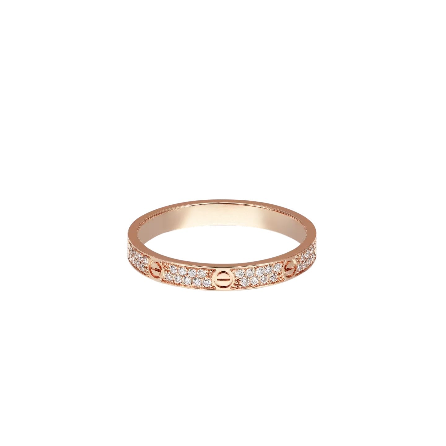 [ElanLuxe Jewelry]LOVE RING 2.65MM DIAMOND