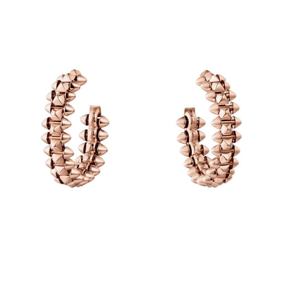 [ElanLuxe Jewelry]CLASH SMALL HOOP EARRINGS