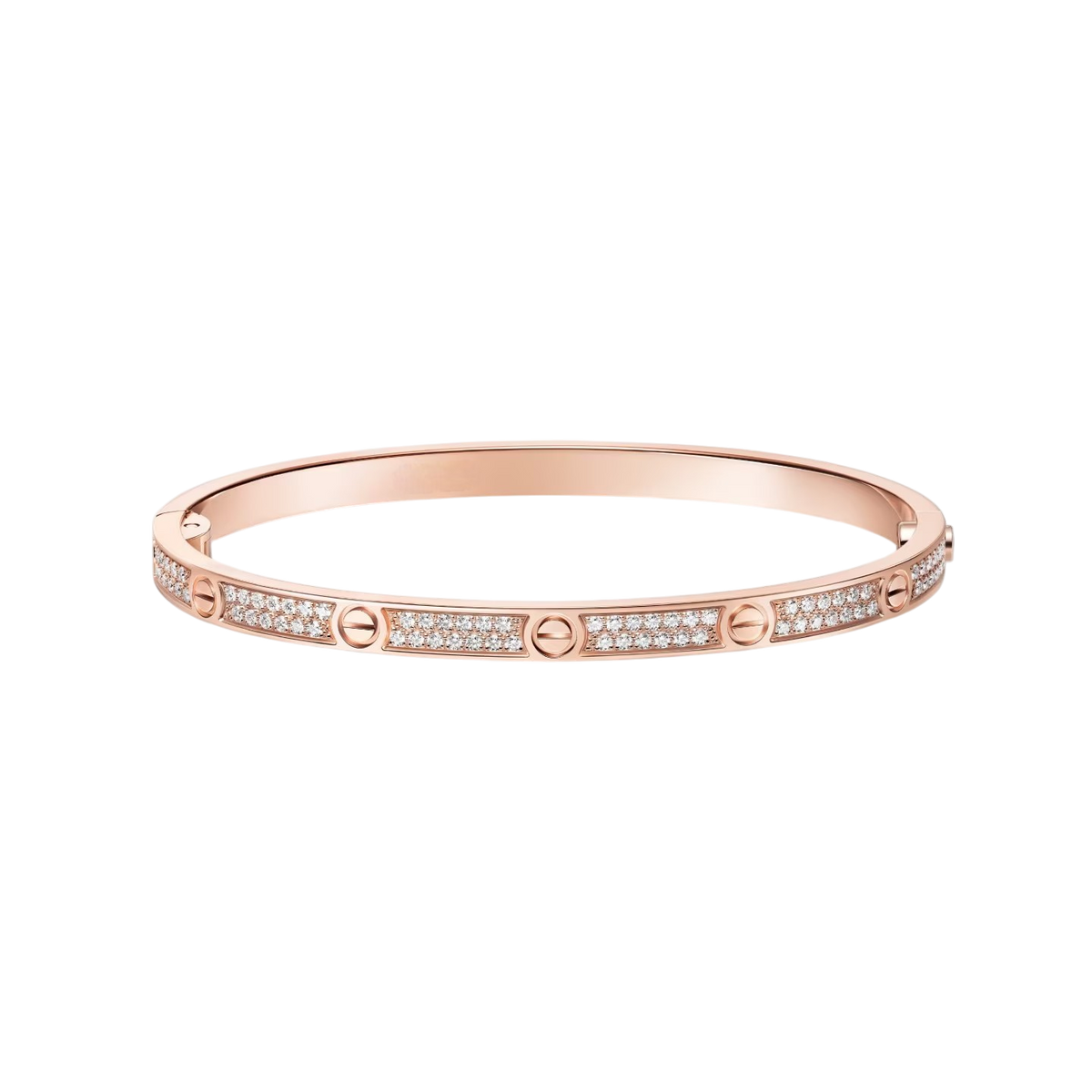 [ElanLuxe Jewelry] LOVE BRACELET 3.65MM DIAMOND-PAVED