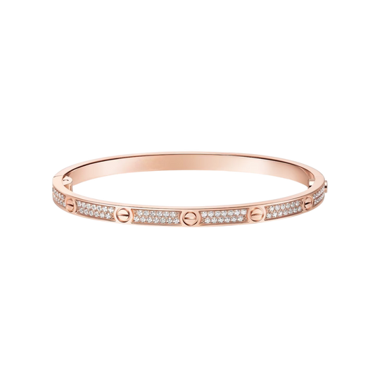 [ElanLuxe Jewelry] LOVE BRACELET 3.65MM DIAMOND-PAVED