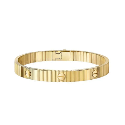 [ElanLuxe Jewelry]Clover Lucky Spring & Love & Juste Garden 3-Piece  Bracelet Stack Set