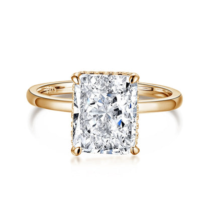 [ElanLuxe Jewelry]4.0 Carat Ornate Enchanting Radiand Cut Banquet Ring
