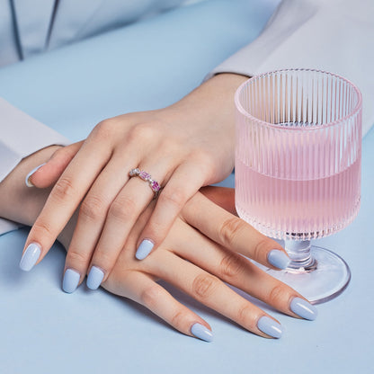 [ElanLuxe Jewelry]Unique Colorful Emerald Cut Party Ring