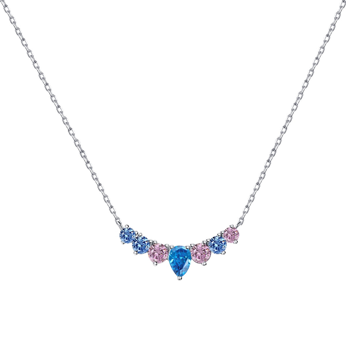 [ElanLuxe Jewelry]Dainty Colorful Heart Necklace