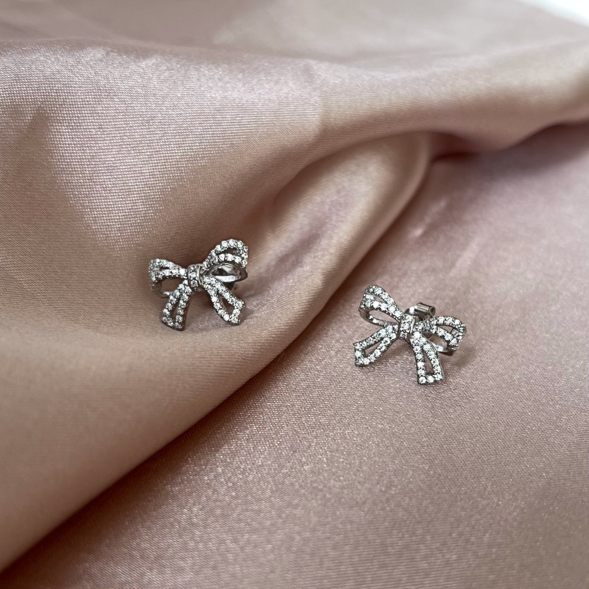 [ElanLuxe Jewelry]Dainty Bow Shape Earrings