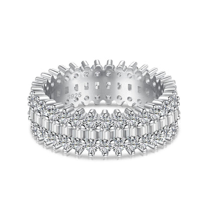 [ElanLuxe Jewelry]Ornate Colorful Radiant Cut Daily Ring