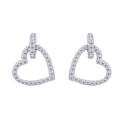 [ElanLuxe Jewelry]Dainty Heart Shape Earrings