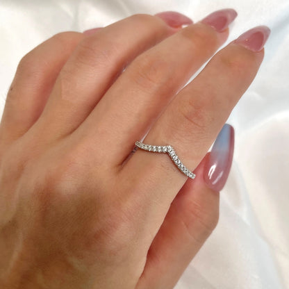 [ElanLuxe Jewelry]Elaborate Tennis Band Ring