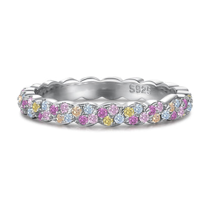 [ElanLuxe Jewelry]Dainty Ebullient Round Cut Daily Ring