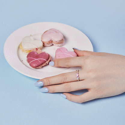 [ElanLuxe Jewelry]Delicate Vibrant Emerald Cut Daily Ring