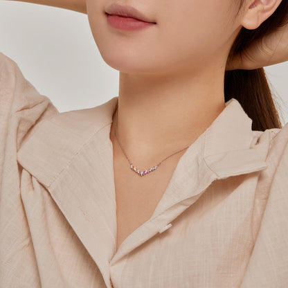 [ElanLuxe Jewelry]Dazzling Rainbow Necklace