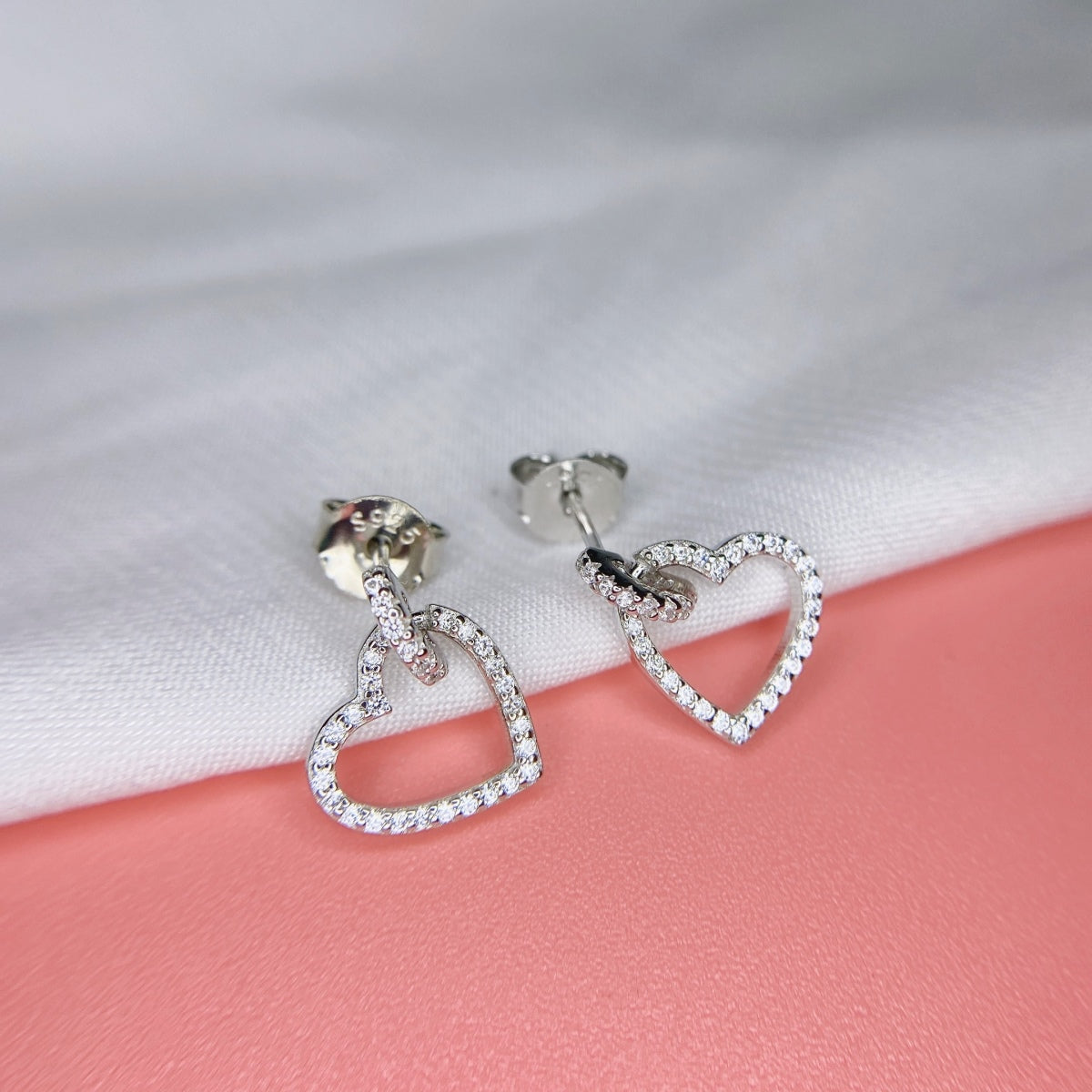 [ElanLuxe Jewelry]Dainty Heart Shape Earrings