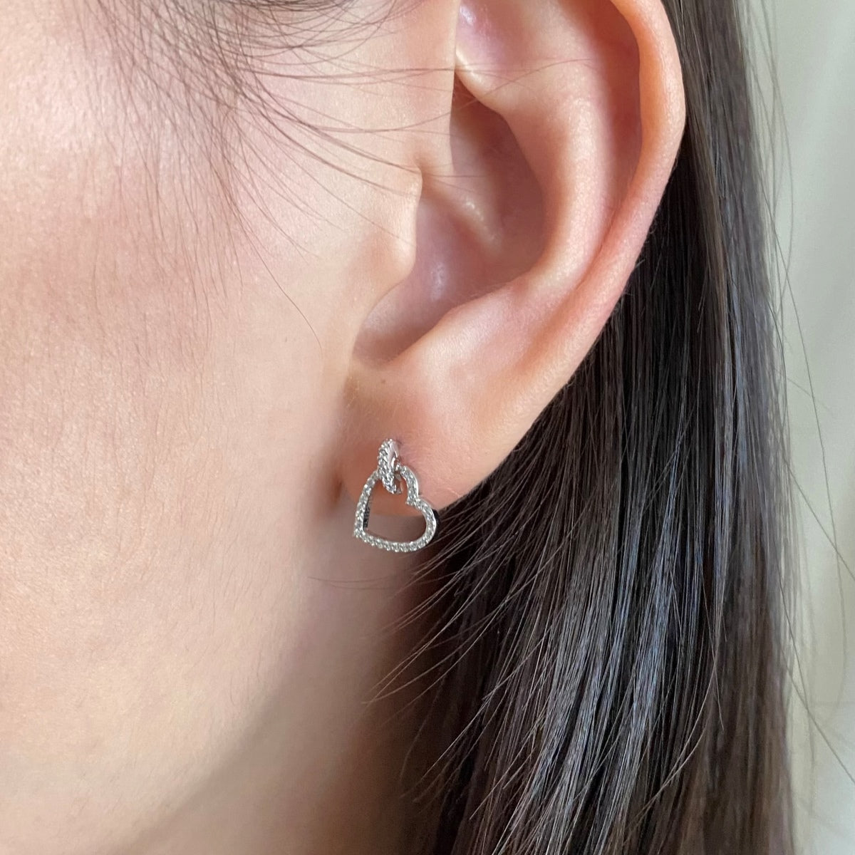 [ElanLuxe Jewelry]Dainty Heart Shape Earrings