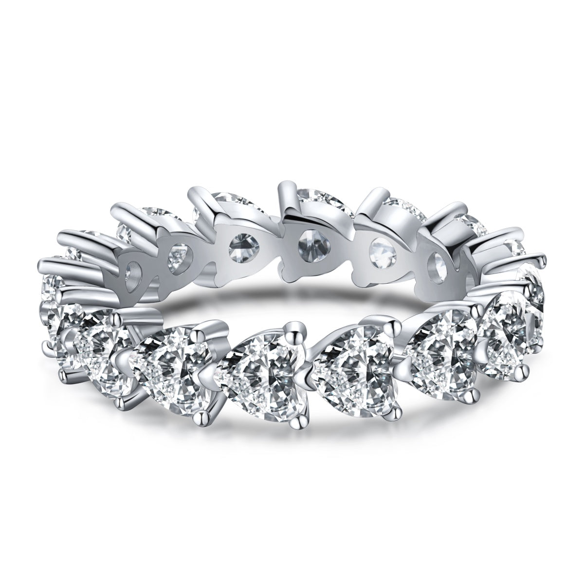 [ElanLuxe Jewelry]0.25 Carat Radiant Romance Heart Cut Lover Ring