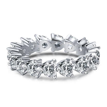 [ElanLuxe Jewelry]0.25 Carat Radiant Romance Heart Cut Lover Ring