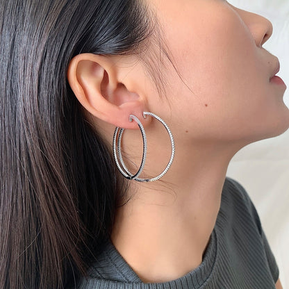 [ElanLuxe Jewelry]Popular Large Hoop Earrings
