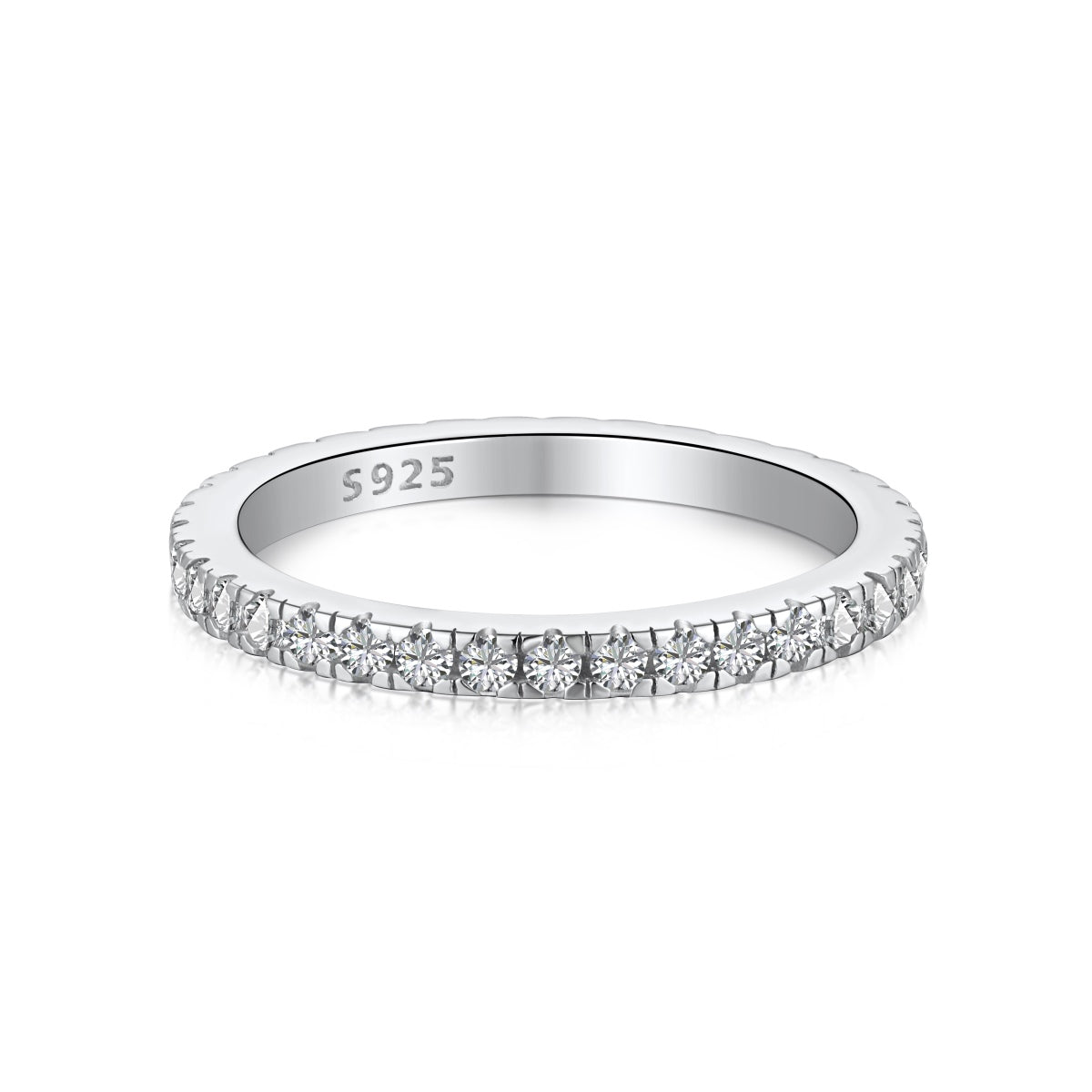 [ElanLuxe Jewelry]Delicate Sparkling Round Cut Daily Ring