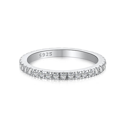[ElanLuxe Jewelry]Delicate Sparkling Round Cut Daily Ring