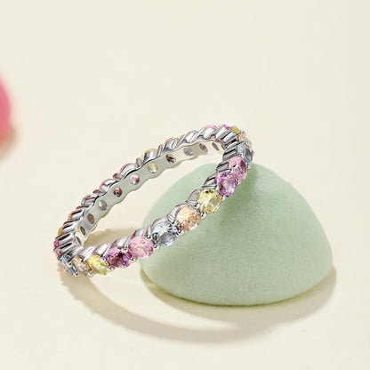 [ElanLuxe Jewelry]Dazzling Resplendent Round Cut Party Ring