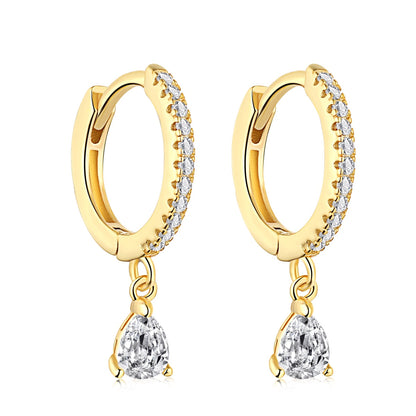 [ElanLuxe Jewelry]Luxurious Geometric Drop Earrings