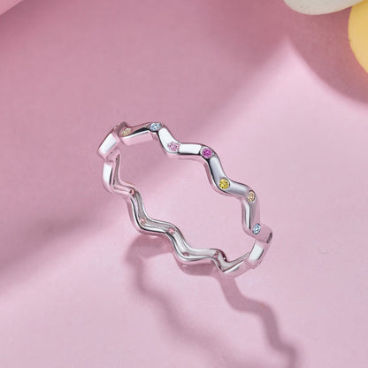 [ElanLuxe Jewelry]Ornate Vibrant Round Cut Daily Ring