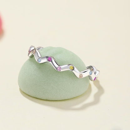 [ElanLuxe Jewelry]Ornate Vibrant Round Cut Daily Ring